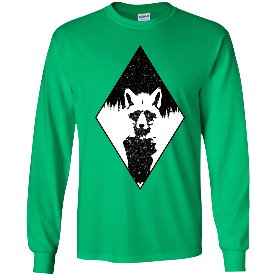 Starry Raccoon Youth Long Sleeve T-Shirt