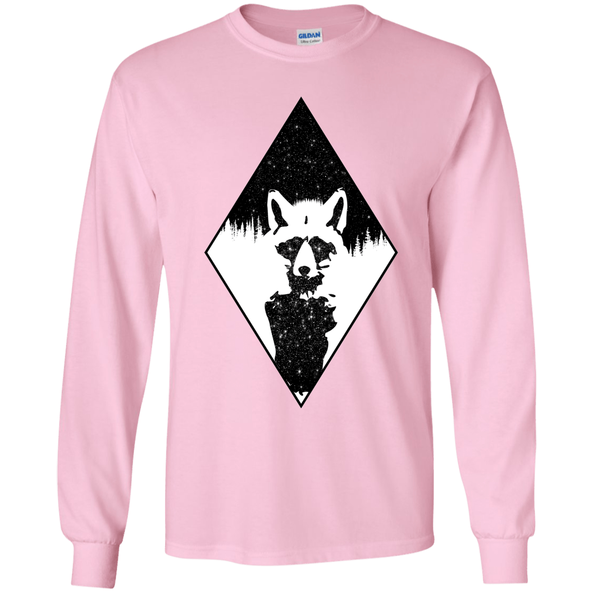 Starry Raccoon Youth Long Sleeve T-Shirt
