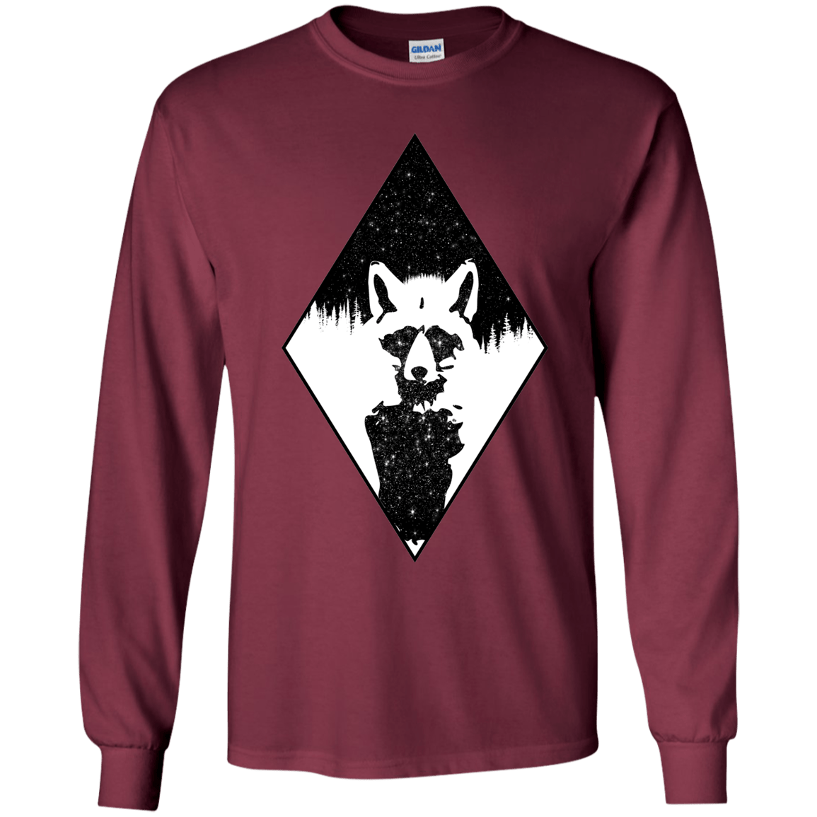 Starry Raccoon Youth Long Sleeve T-Shirt