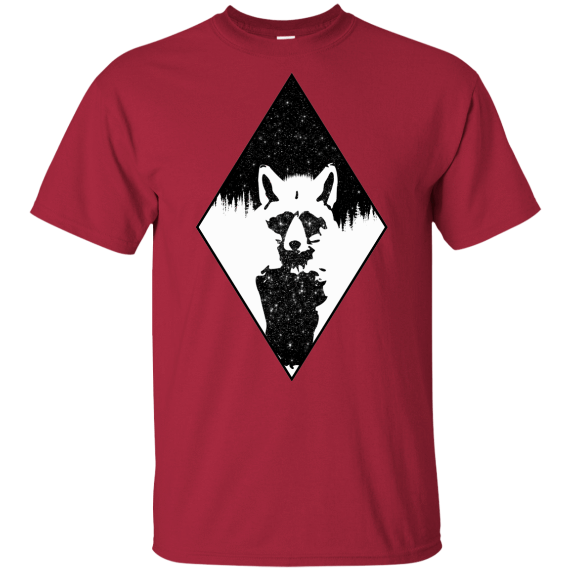 T-Shirts Cardinal / YXS Starry Raccoon Youth T-Shirt