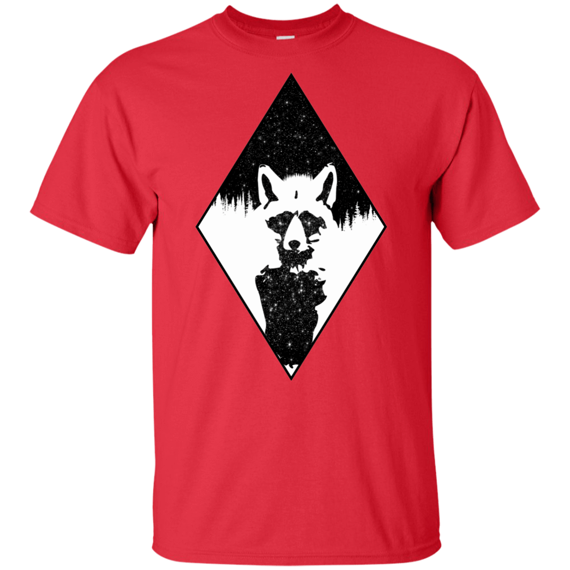 T-Shirts Red / YXS Starry Raccoon Youth T-Shirt