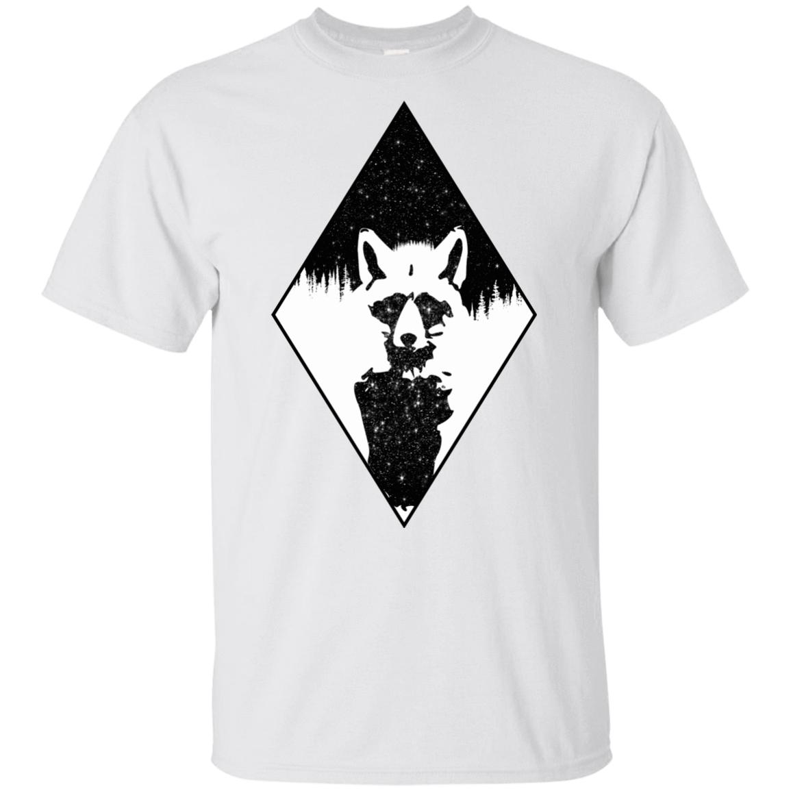 T-Shirts White / YXS Starry Raccoon Youth T-Shirt