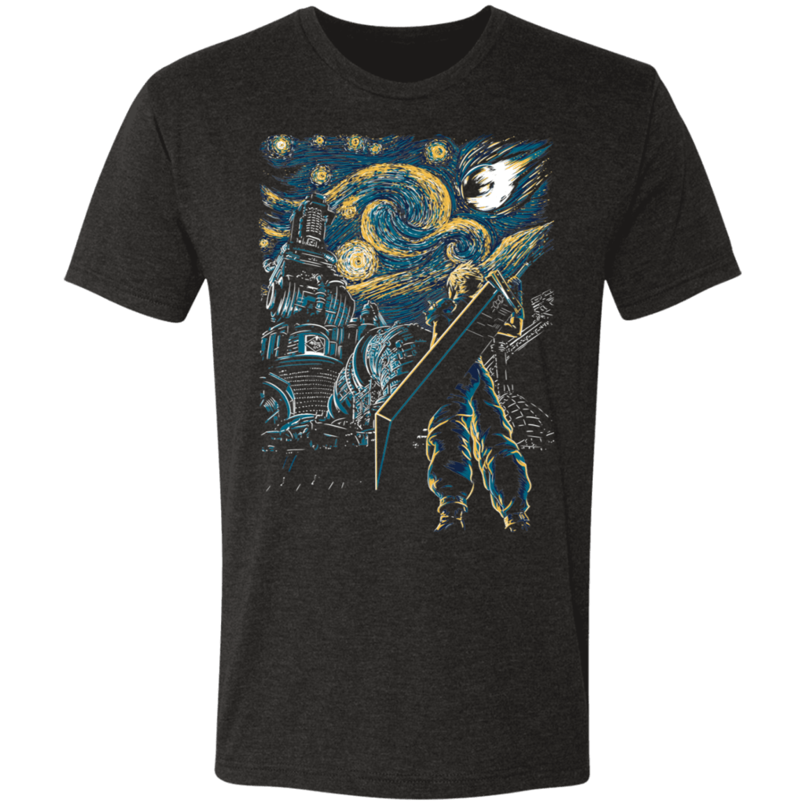 T-Shirts Vintage Black / S Starry Remake Men's Triblend T-Shirt