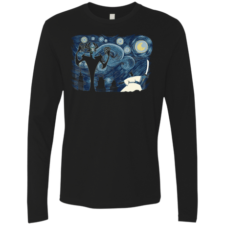 T-Shirts Black / Small Starry Samurai Men's Premium Long Sleeve