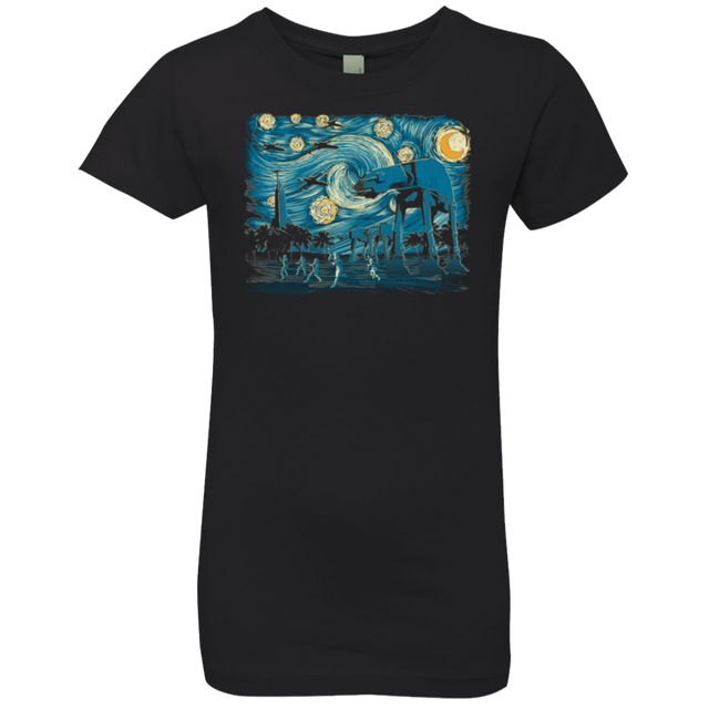 T-Shirts Black / YXS Starry Scarif Girls Premium T-Shirt