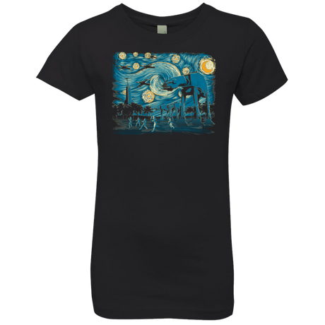 T-Shirts Black / YXS Starry Scarif Girls Premium T-Shirt