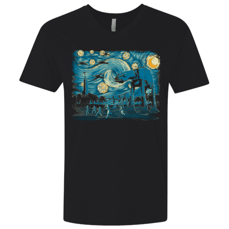 T-Shirts Black / X-Small Starry Scarif Men's Premium V-Neck