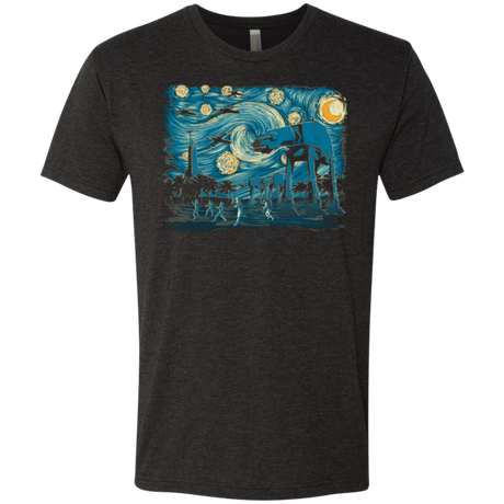 T-Shirts Vintage Black / Small Starry Scarif Men's Triblend T-Shirt