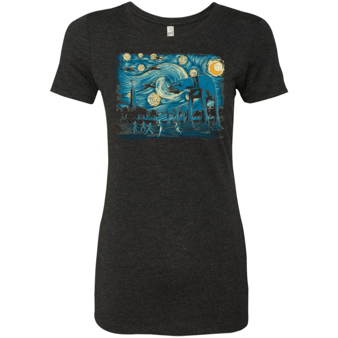 T-Shirts Vintage Black / Small Starry Scarif Women's Triblend T-Shirt