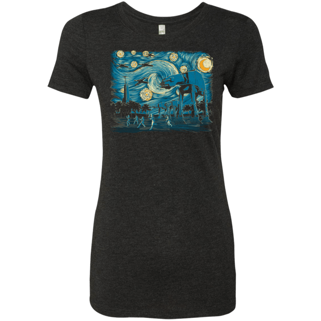 T-Shirts Vintage Black / Small Starry Scarif Women's Triblend T-Shirt