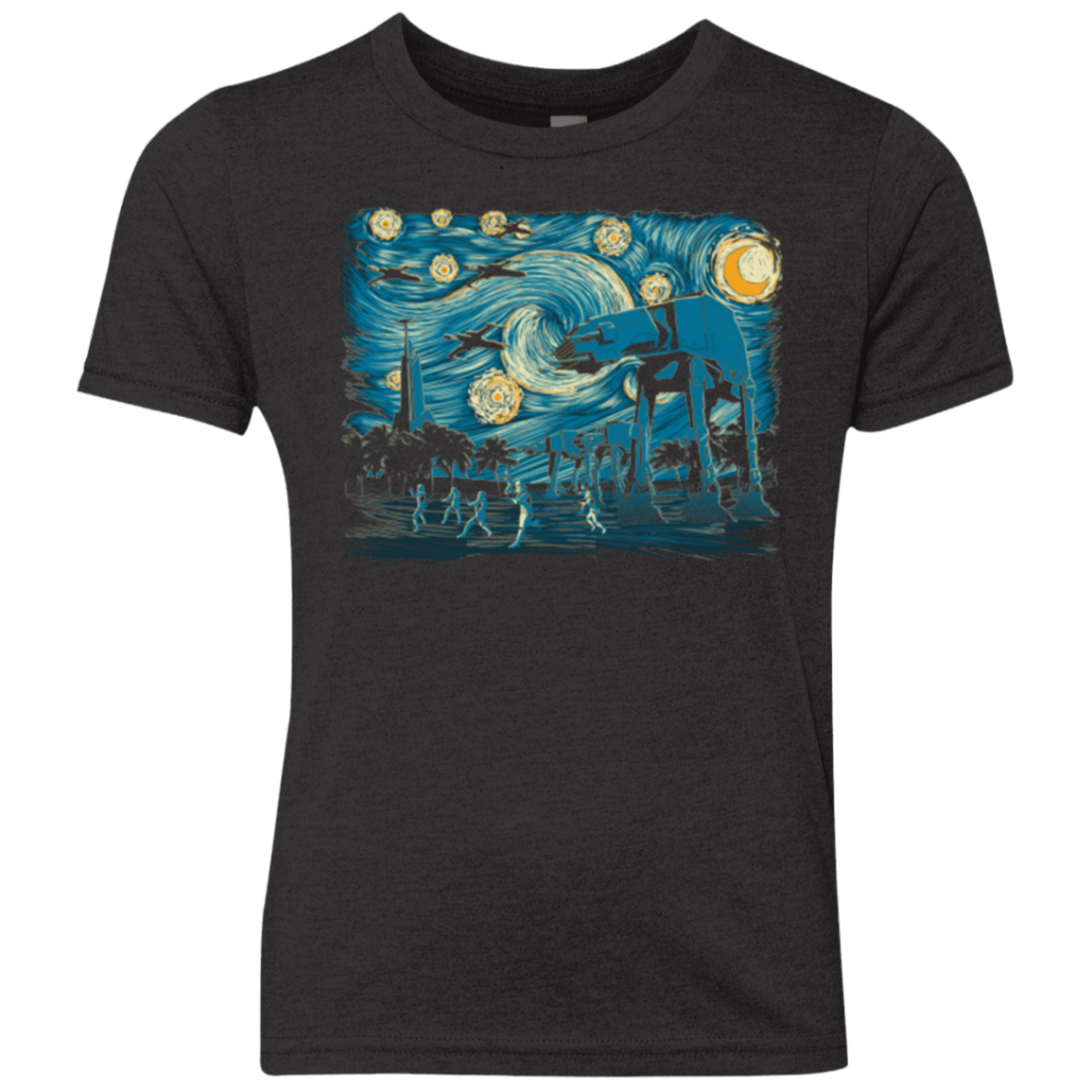 T-Shirts Vintage Black / YXS Starry Scarif Youth Triblend T-Shirt