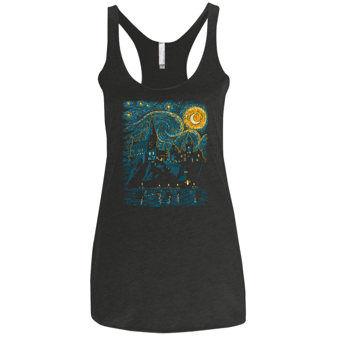 T-Shirts Vintage Black / X-Small Starry School Women's Triblend Racerback Tank