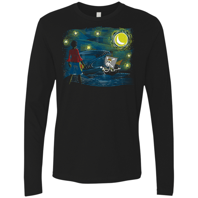 T-Shirts Black / Small Starry Sea Men's Premium Long Sleeve