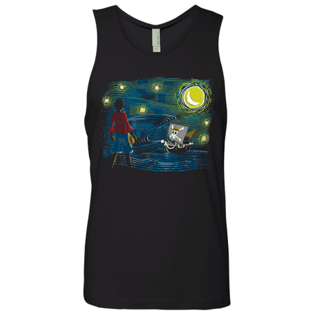 T-Shirts Black / Small Starry Sea Men's Premium Tank Top