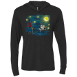 T-Shirts Vintage Black / X-Small Starry Sea Triblend Long Sleeve Hoodie Tee