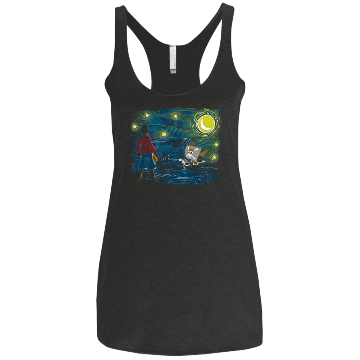 T-Shirts Vintage Black / X-Small Starry Sea Women's Triblend Racerback Tank