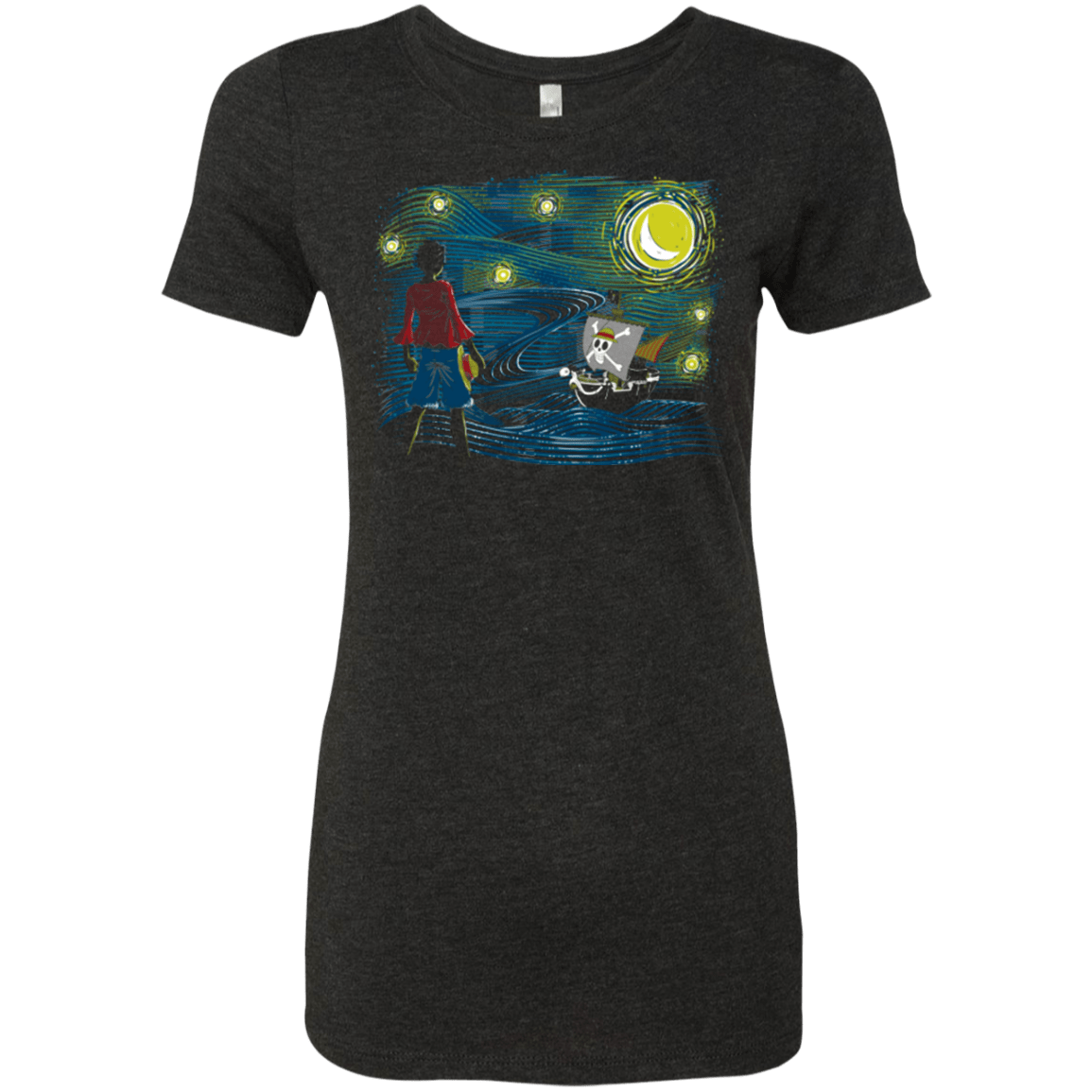 T-Shirts Vintage Black / Small Starry Sea Women's Triblend T-Shirt