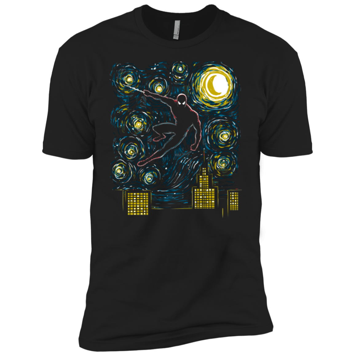 T-Shirts Black / YXS Starry Spider Boys Premium T-Shirt