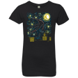 T-Shirts Black / YXS Starry Spider Girls Premium T-Shirt