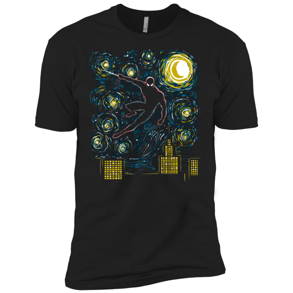 T-Shirts Black / X-Small Starry Spider Men's Premium T-Shirt