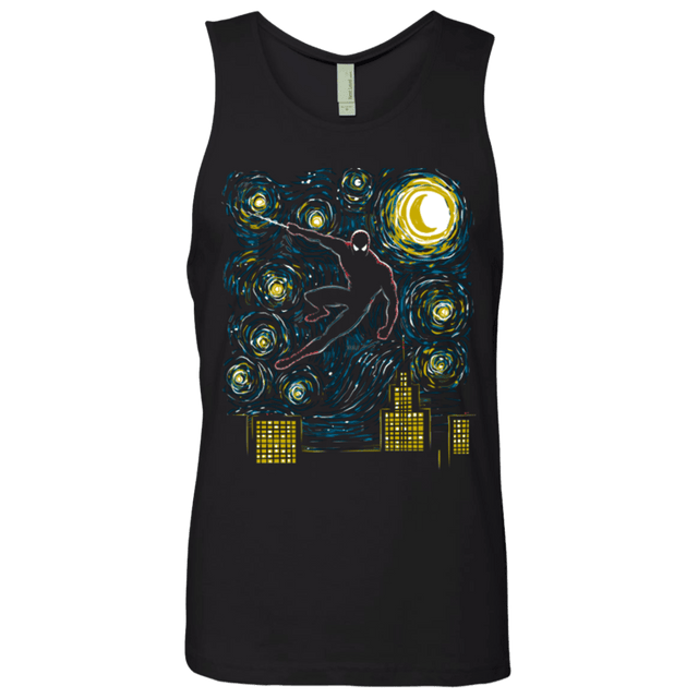 T-Shirts Black / Small Starry Spider Men's Premium Tank Top