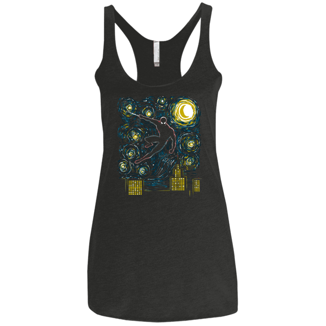 T-Shirts Vintage Black / X-Small Starry Spider Women's Triblend Racerback Tank