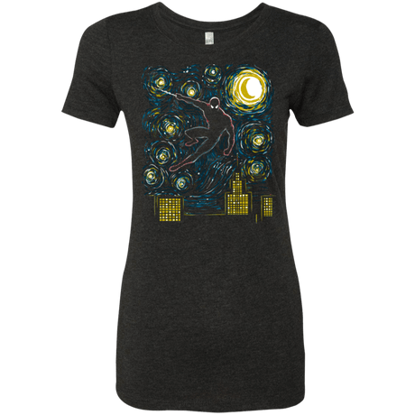 T-Shirts Vintage Black / Small Starry Spider Women's Triblend T-Shirt