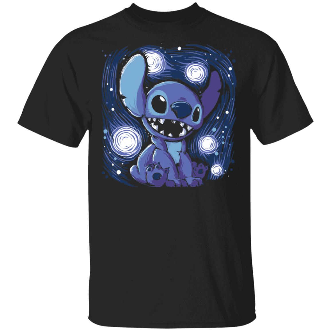 T-Shirts Black / S Starry Stitch T-Shirt