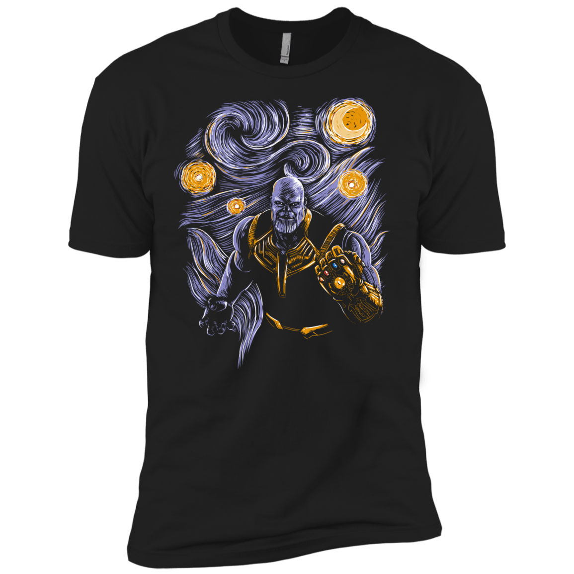 T-Shirts Black / X-Small Starry Thanos Men's Premium T-Shirt