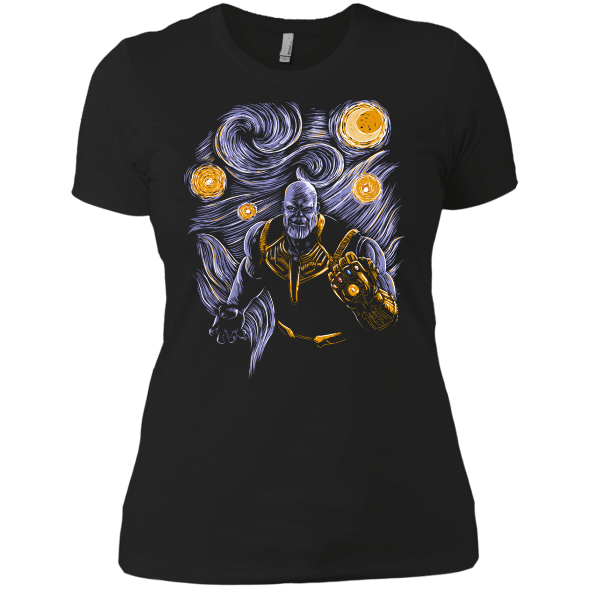 T-Shirts Black / X-Small Starry Thanos Women's Premium T-Shirt