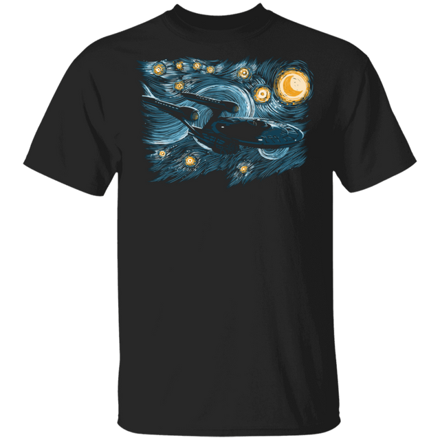 T-Shirts Black / S Starry Trek T-Shirt