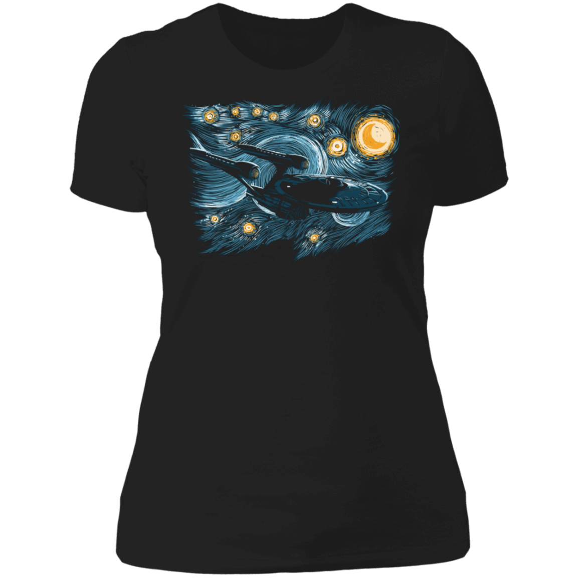 T-Shirts Black / X-Small Starry Trek Women's Premium T-Shirt