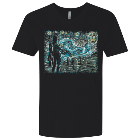 T-Shirts Black / X-Small Starry Wars Men's Premium V-Neck