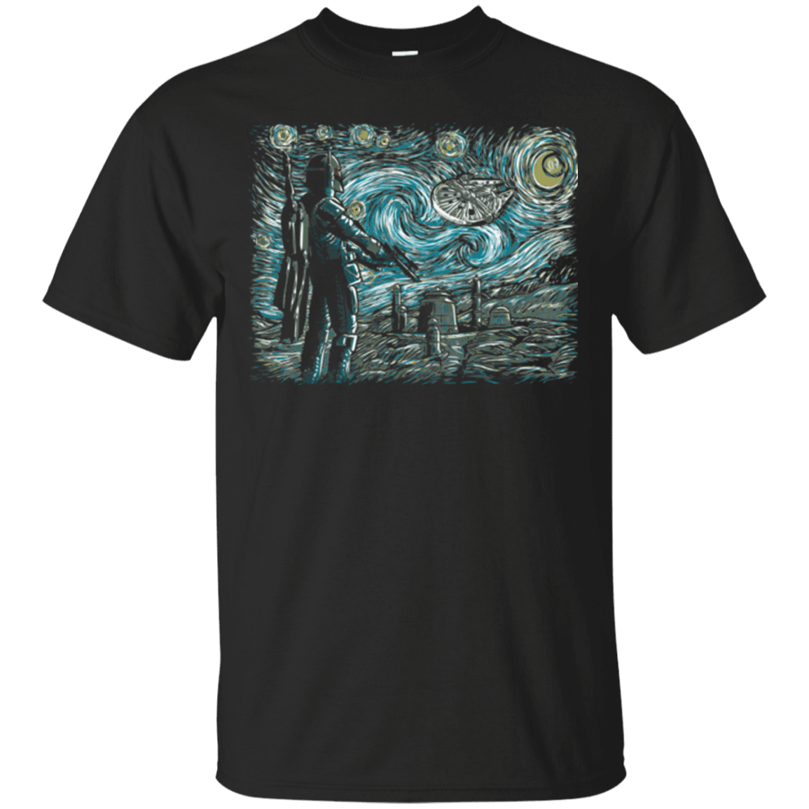 T-Shirts Black / Small Starry Wars T-Shirt