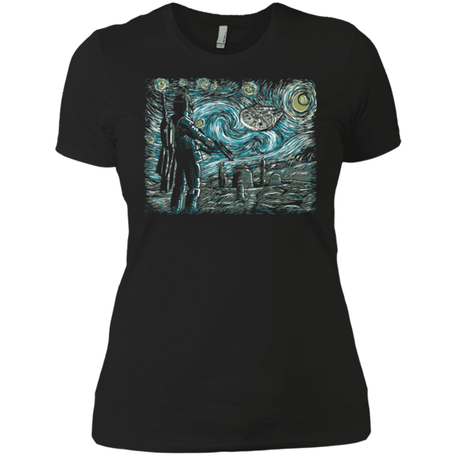 T-Shirts Black / X-Small Starry Wars Women's Premium T-Shirt