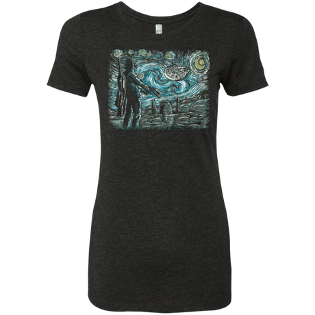 T-Shirts Vintage Black / Small Starry Wars Women's Triblend T-Shirt