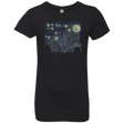 T-Shirts Black / YXS Starry Xenomorph Girls Premium T-Shirt
