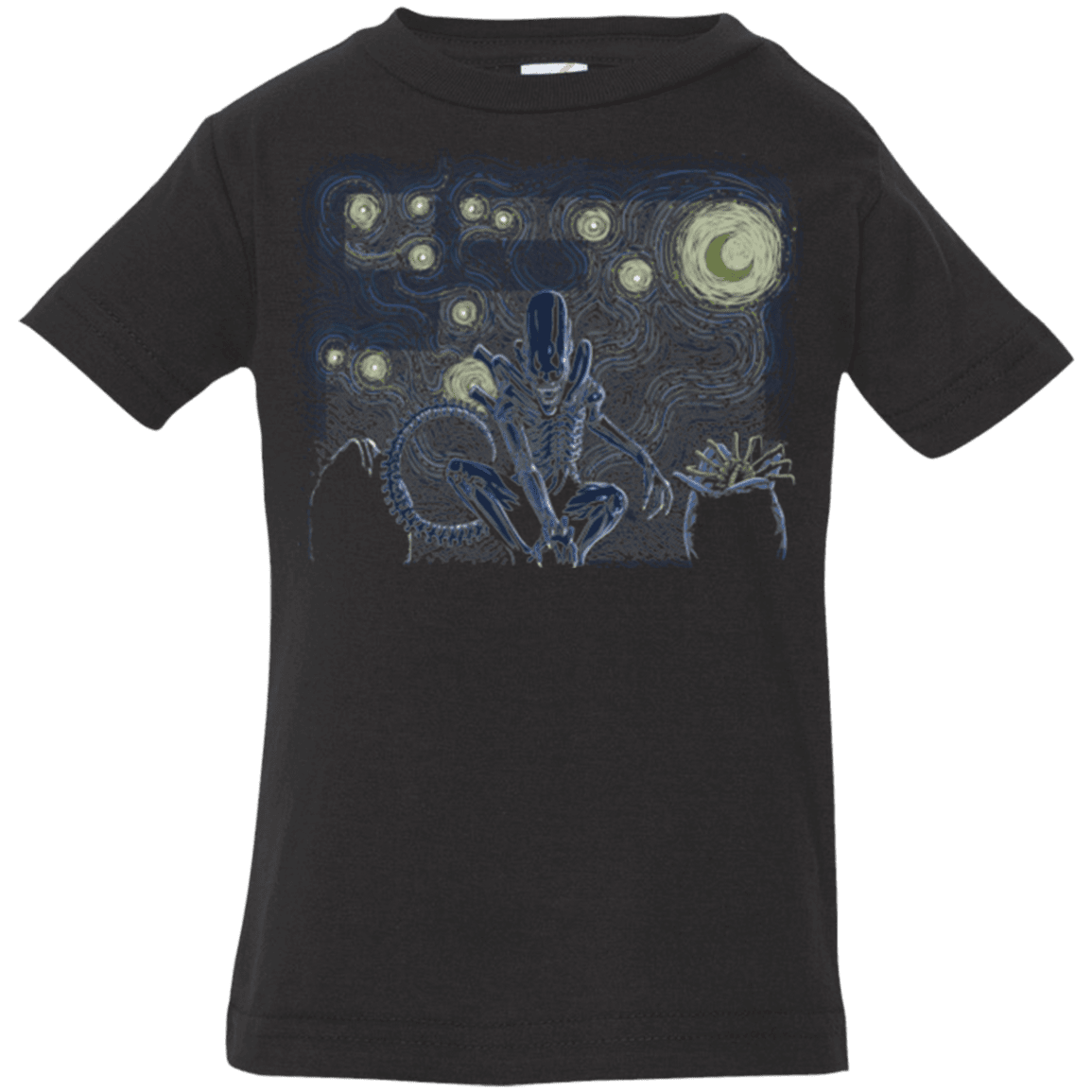 T-Shirts Black / 6 Months Starry Xenomorph Infant Premium T-Shirt