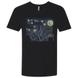 T-Shirts Black / X-Small Starry Xenomorph Men's Premium V-Neck