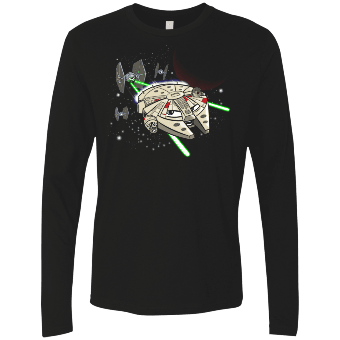 T-Shirts Black / Small Stars Men's Premium Long Sleeve