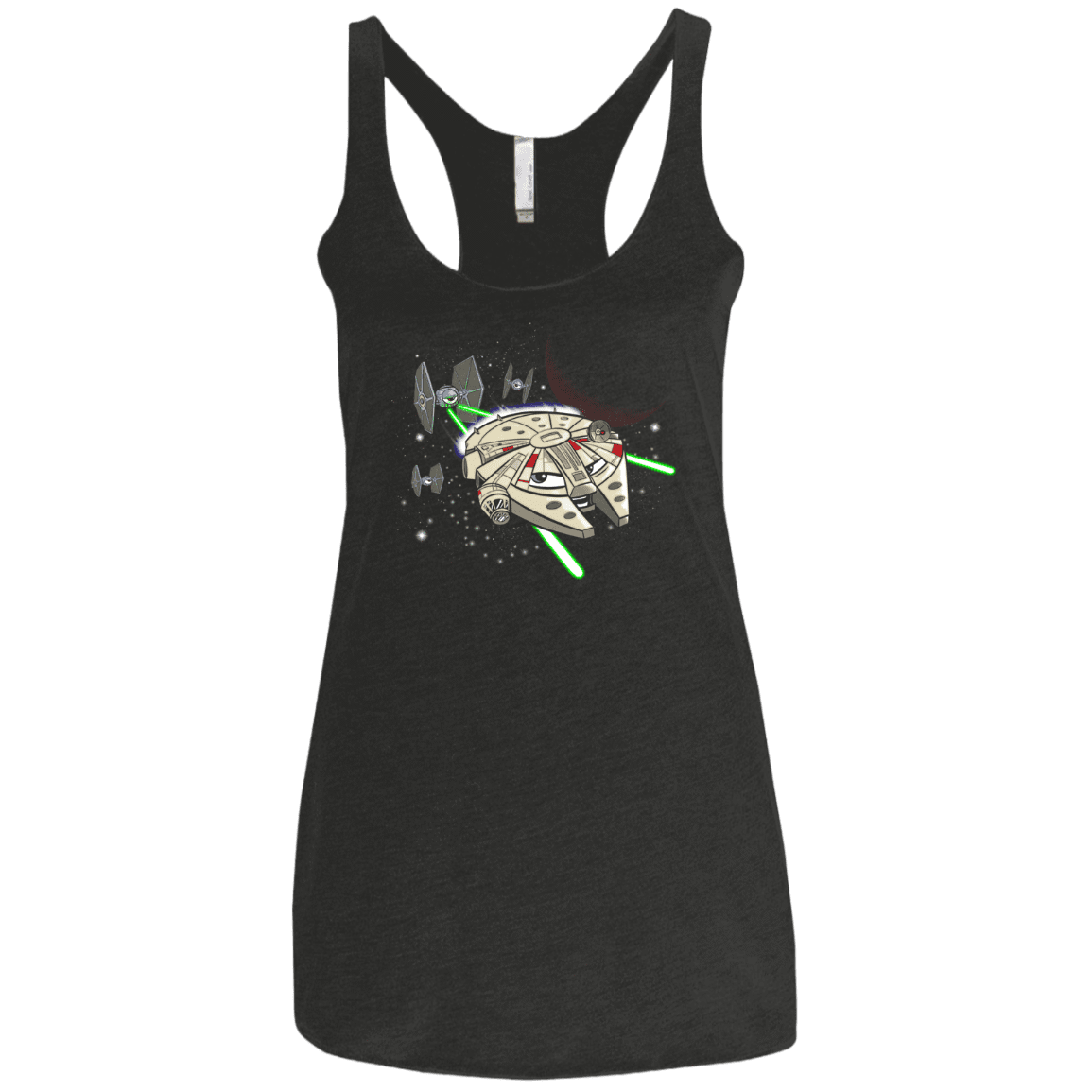 T-Shirts Vintage Black / X-Small Stars Women's Triblend Racerback Tank