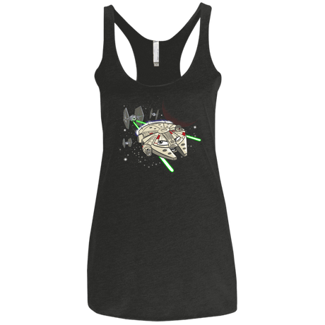 T-Shirts Vintage Black / X-Small Stars Women's Triblend Racerback Tank