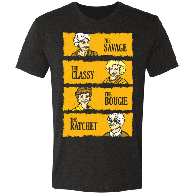 T-Shirts Vintage Black / S Stay Golden Men's Triblend T-Shirt