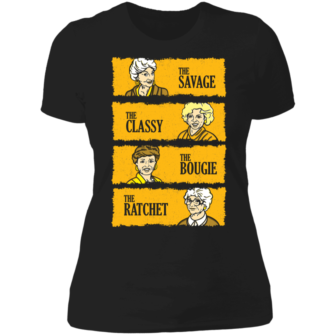 T-Shirts Black / X-Small Stay Golden Women's Premium T-Shirt