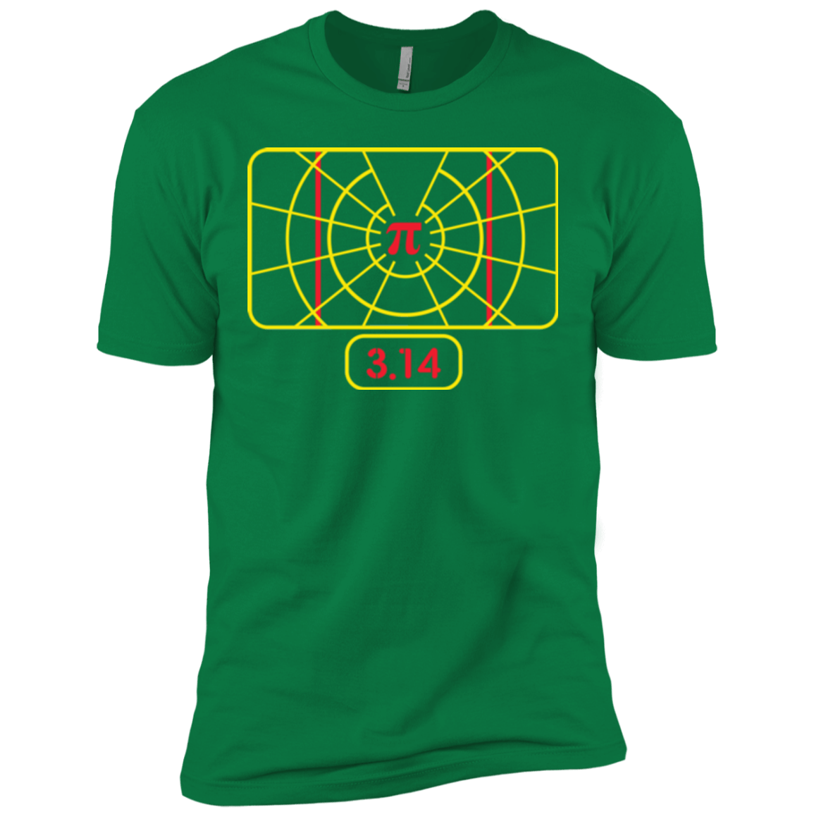 T-Shirts Kelly Green / X-Small Stay on Pi Men's Premium T-Shirt
