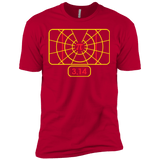 T-Shirts Red / X-Small Stay on Pi Men's Premium T-Shirt