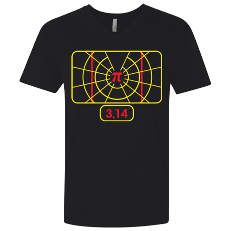 T-Shirts Black / X-Small Stay on Pi Men's Premium V-Neck