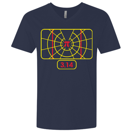 T-Shirts Midnight Navy / X-Small Stay on Pi Men's Premium V-Neck