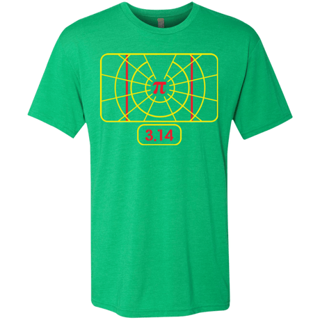 T-Shirts Envy / Small Stay on Pi Men's Triblend T-Shirt