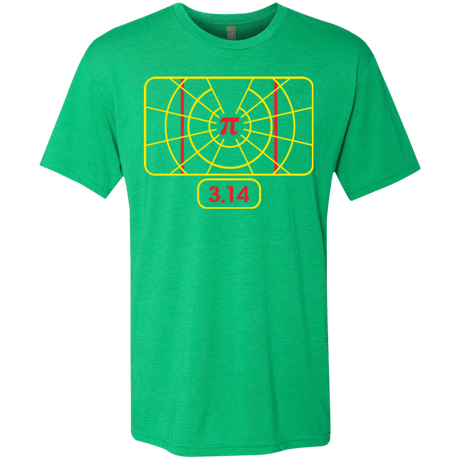 T-Shirts Envy / Small Stay on Pi Men's Triblend T-Shirt